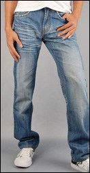 Stylish pair of jeans