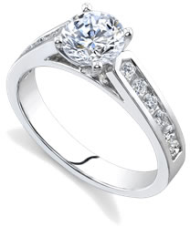 A beautiful engagement ring