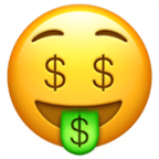 money mouth emoji